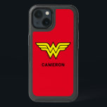 Wonder Woman | Classic Logo OtterBox iPhone Case<br><div class="desc">Wonder Woman -DC Originals | The classic Wonder Woman double "W" yellow and black logo</div>
