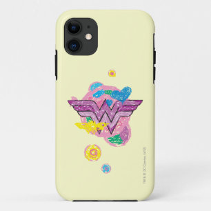 Wonder Woman Colourful Scribbles iPhone 11 Case