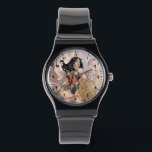 Wonder Woman Comic Cover #13 Watch<br><div class="desc">Customize your product featuring this comic book cover for Wonder Woman Vol. 3 Issue #13: From The Flames. Wonder Woman dressed in a cape with sword and shield stands on the ruined steps of the Lincoln Memorial.</div>