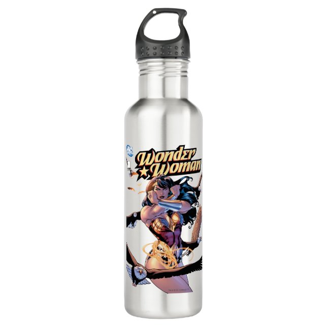Wonder Woman Comic Cover #1 710 Ml Water Bottle (Front)