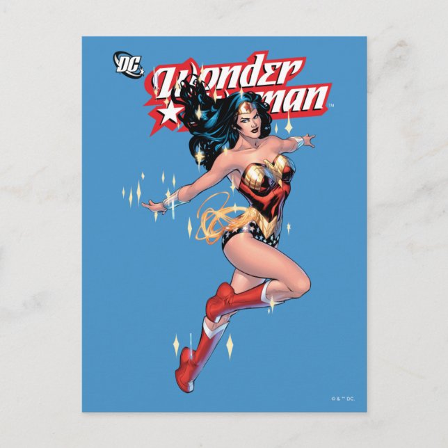 Wonder Woman Comic Cover Postcard (Front)