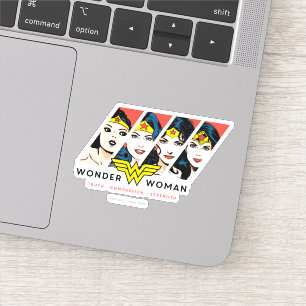 Wonder Woman Comic Evolution Graphic