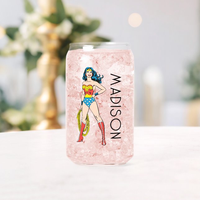 Wonder Woman debout | Ajouter Votre Nom (Insitu (Mariage))