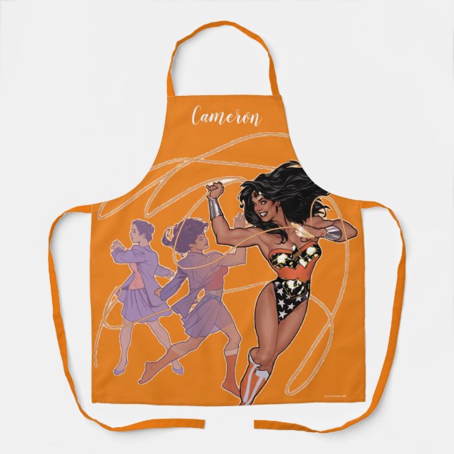 Wonder Woman Diana Prince Transformation Apron (Front)