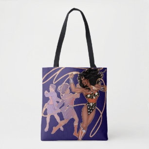 Wonder Woman Diana Prince Transformation Tote Bag