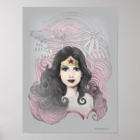 Wonder Woman Eagle and Trees