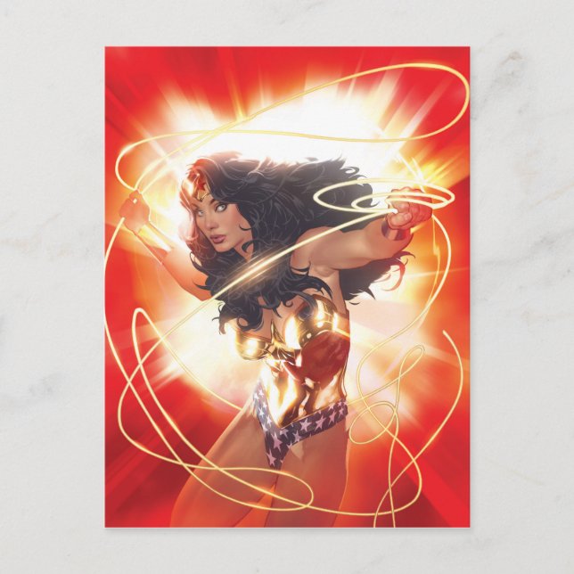 Wonder Woman Encyclopedia Cover Postcard (Front)