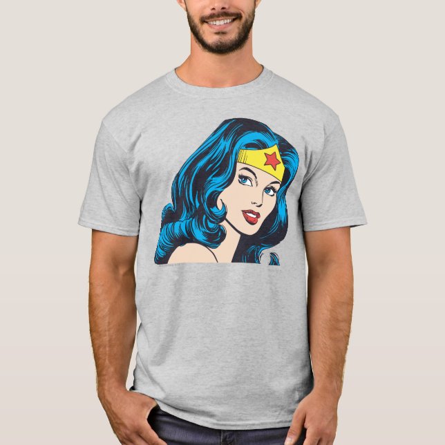 Wonder Woman Face T-Shirt (Front)