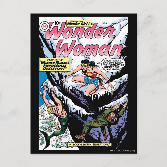 Wonder Woman Featuring Wonder Girl Postcard (Front)