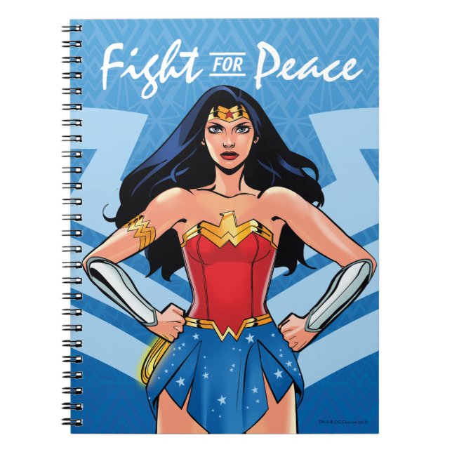 Wonder Woman - Fight For Peace Notebook (Front)