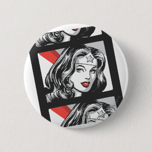 Wonder Woman Film Strip 2 Inch Round Button