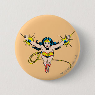 Wonder Woman Fly Forward 2 Inch Round Button