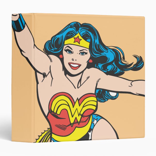 Wonder Woman Flying Forward Binder (Front/Spine)
