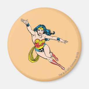 Wonder Woman Flying Forward Magnet