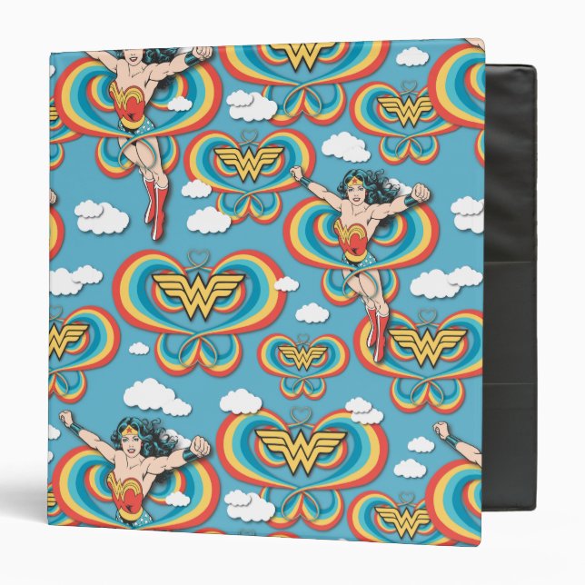 Wonder Woman Flying High Pattern Binder (Front/Inside)