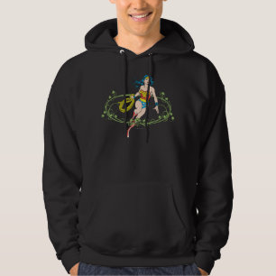 Wonder Woman Green Vines Hoodie