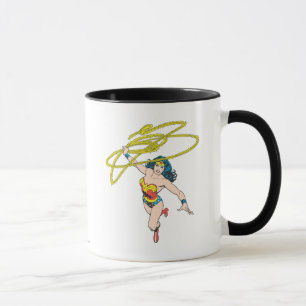 Wonder Woman Holds Lasso 2 Mug
