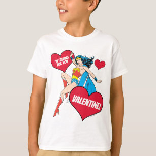 Wonder Woman   I'm Falling For You Valentine T-Shirt