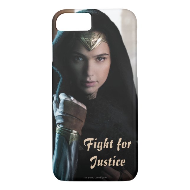 Wonder Woman in Cloak Case-Mate iPhone Case (Back)