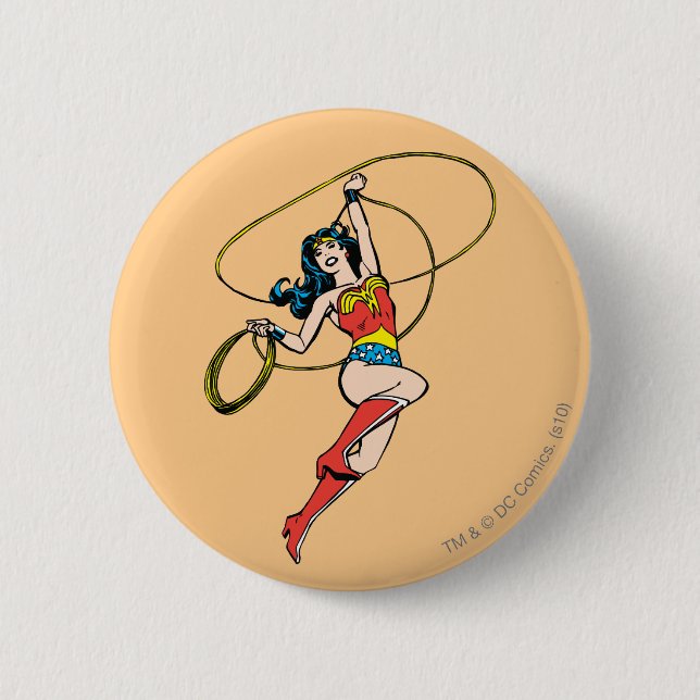 Wonder Woman Lasso of Truth 2 Inch Round Button (Front)