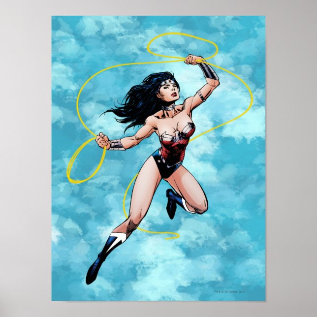 Wonder Woman & Lasso of Truth Poster (Front)