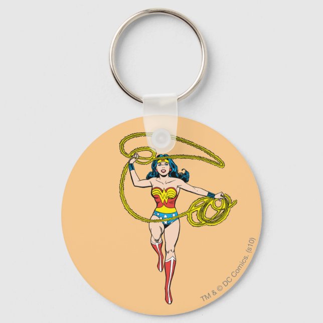 Wonder Woman Lasso over Head Keychain (Front)