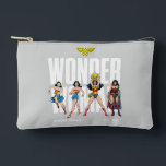 Wonder Woman Legends Forever Graphic Accessory Pouch<br><div class="desc">Legends are Forever with this iconic Wonder Woman graphic celebrating the different eras of our favourite Amazonian Warrior! Grab this on a fun graphic tee,  wall art,  or many more customizable Zazzle products perfect for gifting or treating yourself!</div>