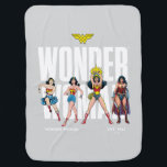 Wonder Woman Legends Forever Graphic Baby Blanket<br><div class="desc">Legends are Forever with this iconic Wonder Woman graphic celebrating the different eras of our favourite Amazonian Warrior! Grab this on a fun graphic tee,  wall art,  or many more customizable Zazzle products perfect for gifting or treating yourself!</div>