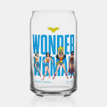 Wonder Woman Legends Forever Graphic Can Glass<br><div class="desc">Legends are Forever with this iconic Wonder Woman graphic celebrating the different eras of our favourite Amazonian Warrior! Grab this on a fun graphic tee,  wall art,  or many more customizable Zazzle products perfect for gifting or treating yourself!</div>