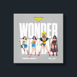 Wonder Woman Legends Forever Graphic Canvas Print<br><div class="desc">Legends are Forever with this iconic Wonder Woman graphic celebrating the different eras of our favourite Amazonian Warrior! Grab this on a fun graphic tee,  wall art,  or many more customizable Zazzle products perfect for gifting or treating yourself!</div>