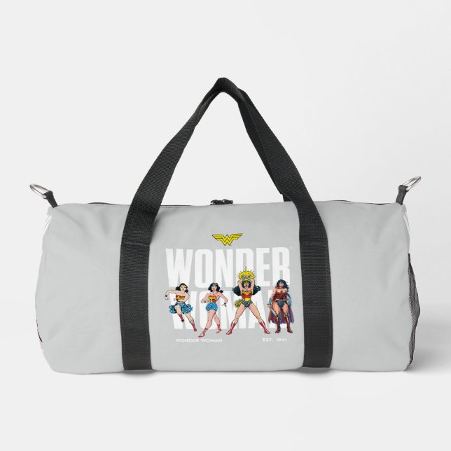 Wonder Woman Legends Forever Graphic Duffle Bag (Front)