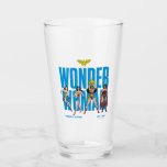 Wonder Woman Legends Forever Graphic Glass<br><div class="desc">Legends are Forever with this iconic Wonder Woman graphic celebrating the different eras of our favourite Amazonian Warrior! Grab this on a fun graphic tee,  wall art,  or many more customizable Zazzle products perfect for gifting or treating yourself!</div>