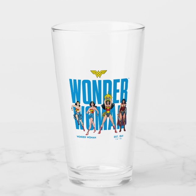 Wonder Woman Legends Forever Graphic Glass (Front)