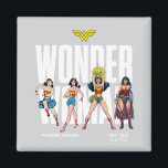 Wonder Woman Legends Forever Graphic Magnet<br><div class="desc">Legends are Forever with this iconic Wonder Woman graphic celebrating the different eras of our favourite Amazonian Warrior! Grab this on a fun graphic tee,  wall art,  or many more customizable Zazzle products perfect for gifting or treating yourself!</div>