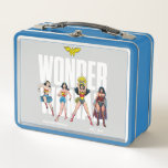 Wonder Woman Legends Forever Graphic Metal Lunch Box<br><div class="desc">Legends are Forever with this iconic Wonder Woman graphic celebrating the different eras of our favourite Amazonian Warrior! Grab this on a fun graphic tee,  wall art,  or many more customizable Zazzle products perfect for gifting or treating yourself!</div>