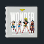 Wonder Woman Legends Forever Graphic Notebook<br><div class="desc">Legends are Forever with this iconic Wonder Woman graphic celebrating the different eras of our favourite Amazonian Warrior! Grab this on a fun graphic tee,  wall art,  or many more customizable Zazzle products perfect for gifting or treating yourself!</div>