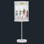 Wonder Woman Legends Forever Graphic Table Lamp<br><div class="desc">Legends are Forever with this iconic Wonder Woman graphic celebrating the different eras of our favourite Amazonian Warrior! Grab this on a fun graphic tee,  wall art,  or many more customizable Zazzle products perfect for gifting or treating yourself!</div>
