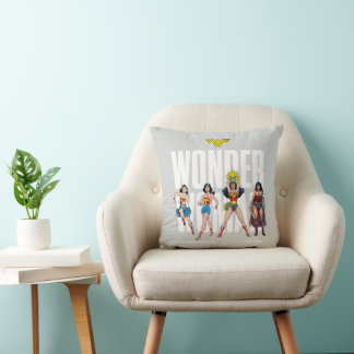 Wonder Woman Legends Forever Graphic Throw Pillow