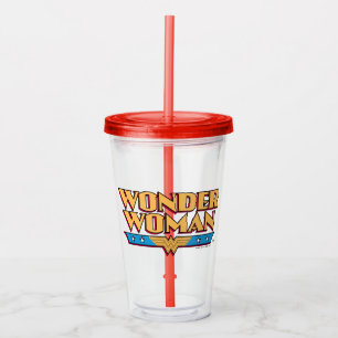 Wonder Woman Logo 2 Acrylic Tumbler