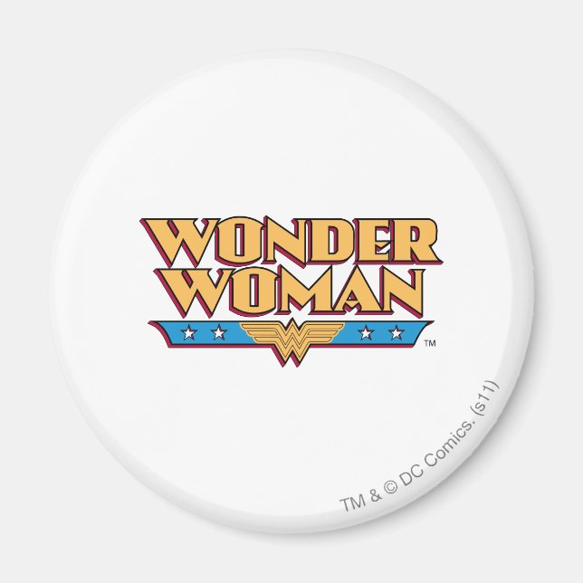 Wonder Woman Logo 2 Magnet (Front)