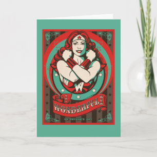 Wonder Woman My Wonderful Mom, On Father's Day Card
