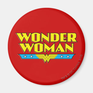 Wonder Woman Name and Logo Magnet