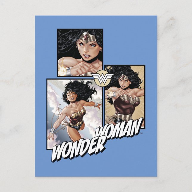 Wonder Woman New 52 Comic Art Graphic Postcard (Front)