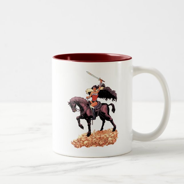 Wonder Woman New 52 Comic Cover #24 Two-Tone Coffee Mug (Right)