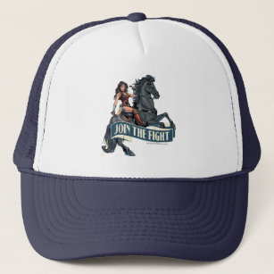 Wonder Woman on Horse Comic Art Trucker Hat