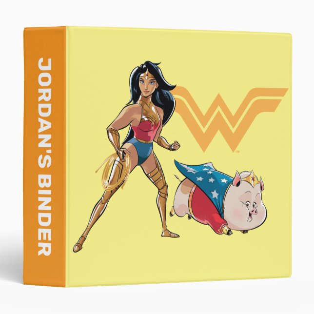 Wonder Woman & PB Binder (Front/Spine)