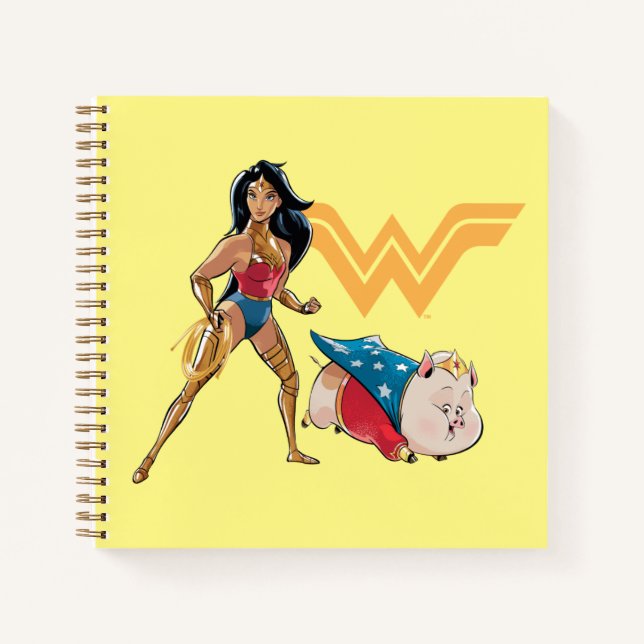 Wonder Woman & PB Notebook (Front)