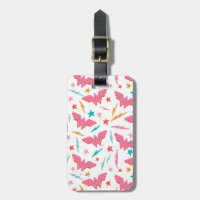 Wonder Woman Pink Logo and Lightning Pattern