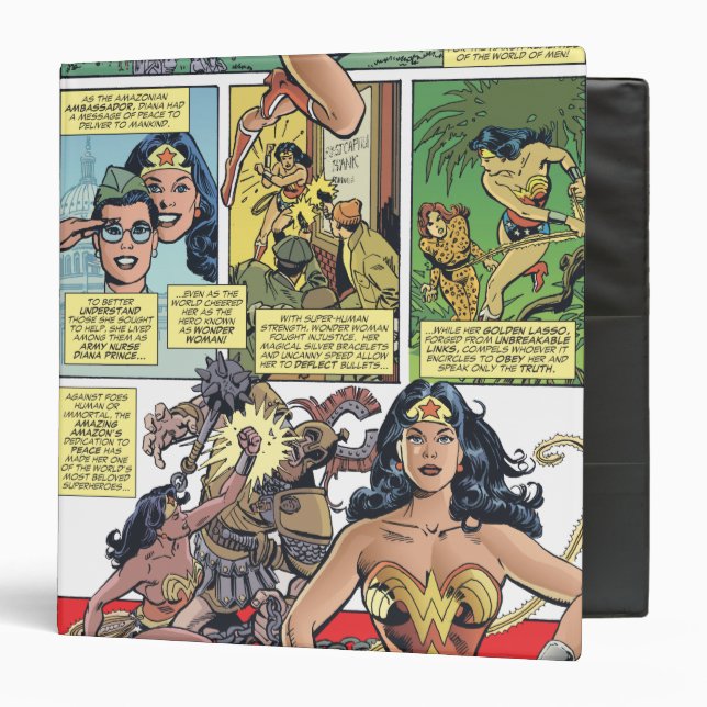 Wonder Woman Princess Diana Binder (Front/Inside)
