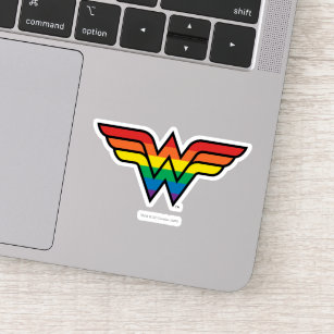 Wonder Woman Rainbow Logo